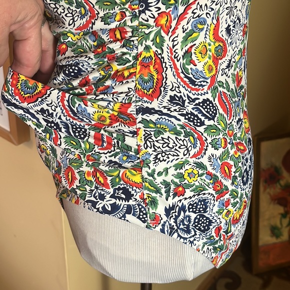 TOMMY BAHAMA Size 10 Floral Print 1-Pc
Halter Neck Swimsuit Ruching $168 NEW - Picture 13 of 16